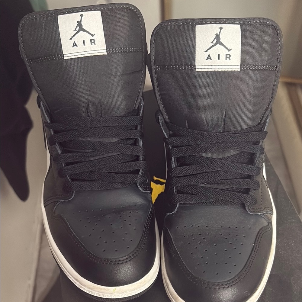 Nike Black High-Top Sneakers with White Accents